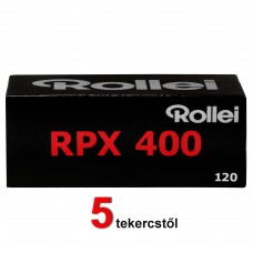 Rollei RPX 400-120 fekete-fehér negatív rollfilm (5 tekercstől)